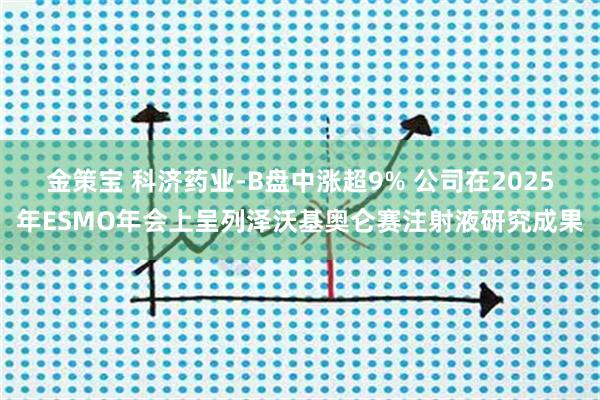 金策宝 科济药业-B盘中涨超9% 公司在2025年ESMO年会上呈列泽沃基奥仑赛注射液研究成果